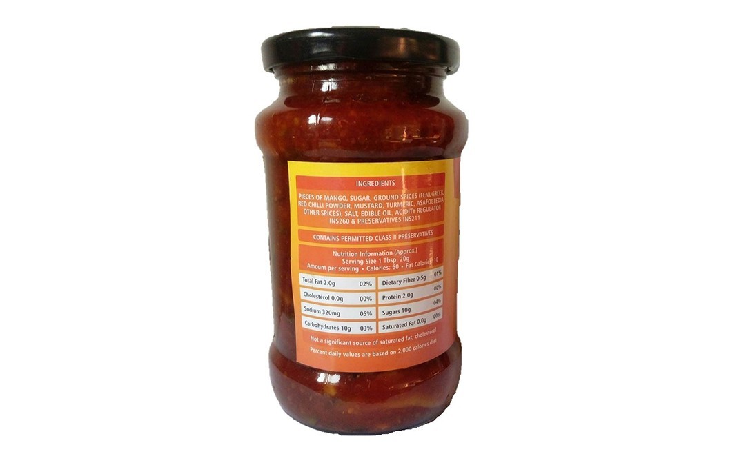 Mannat Pickle Sweet Mango    Glass Jar  500 grams